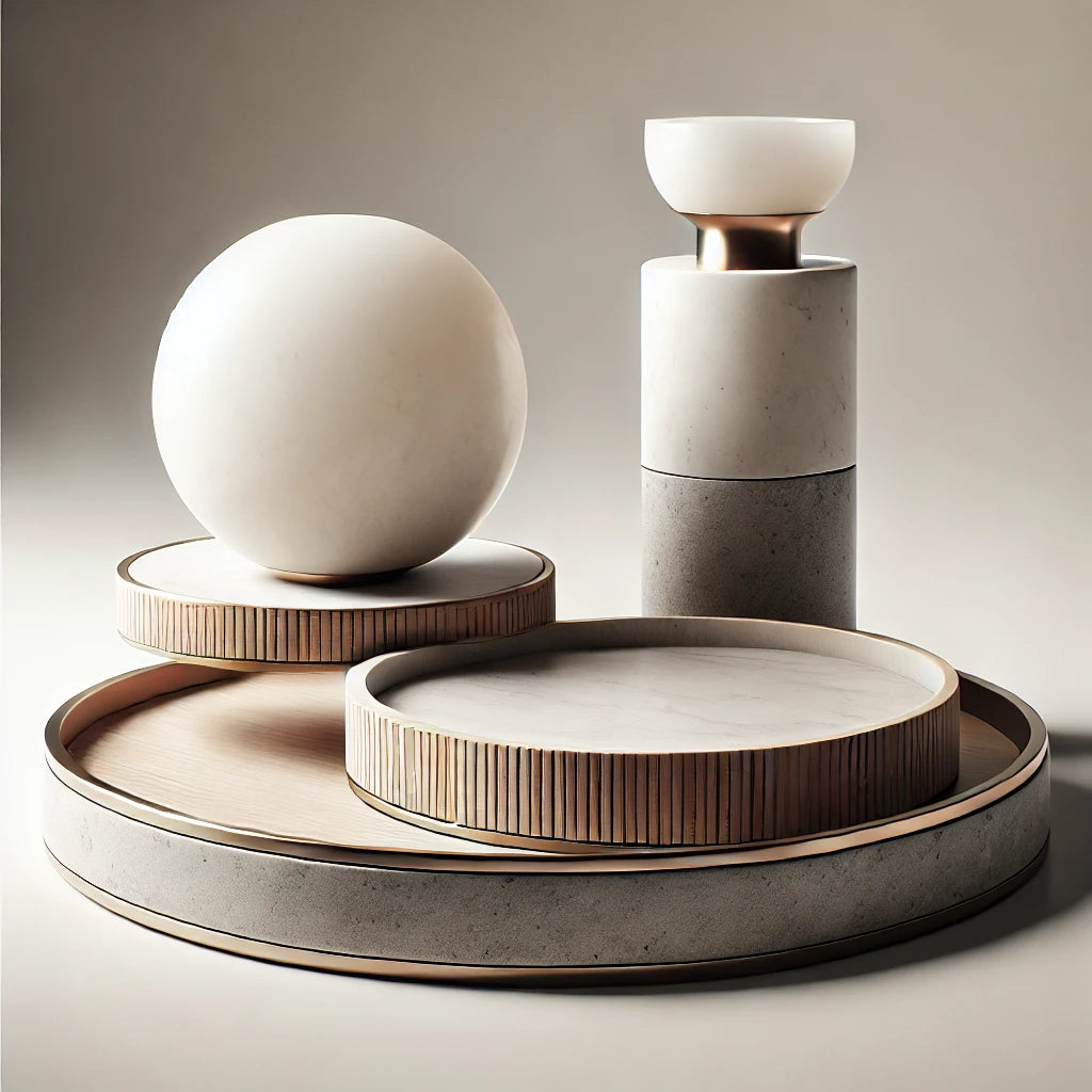 sculptural trays