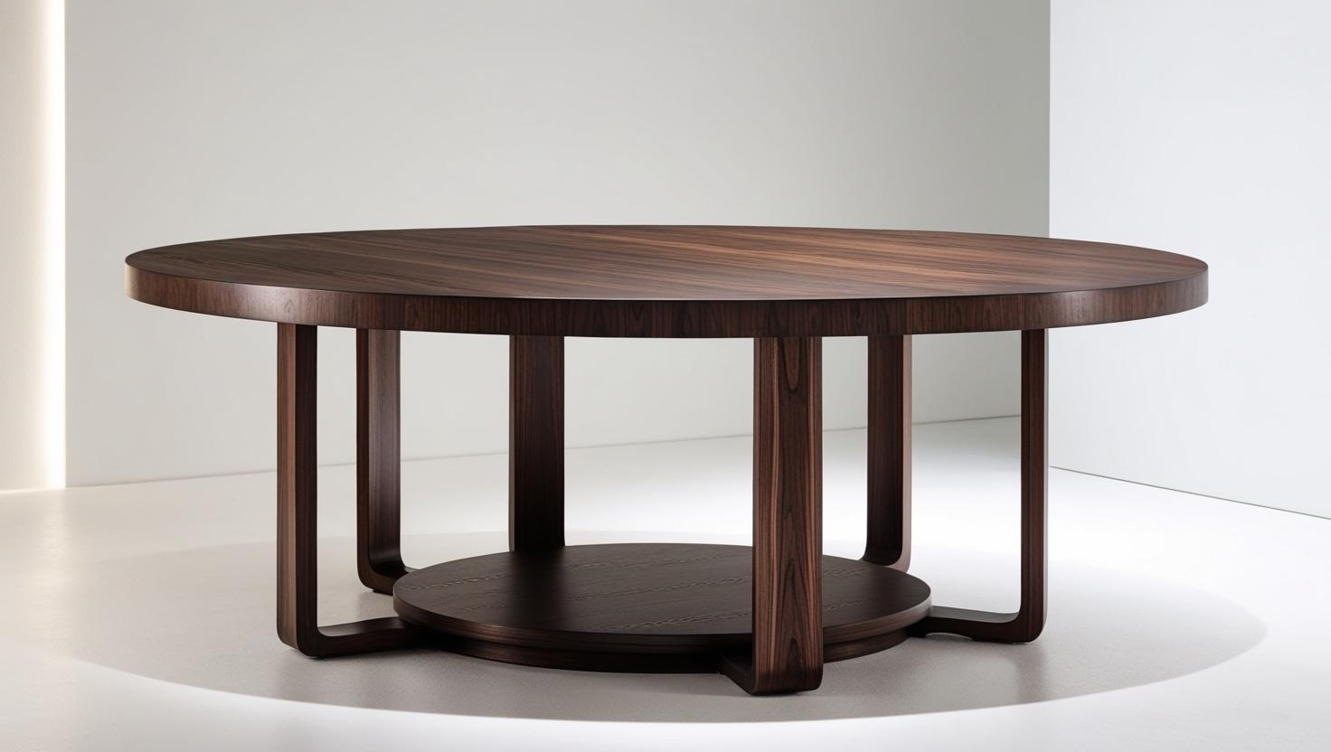 Round dining table