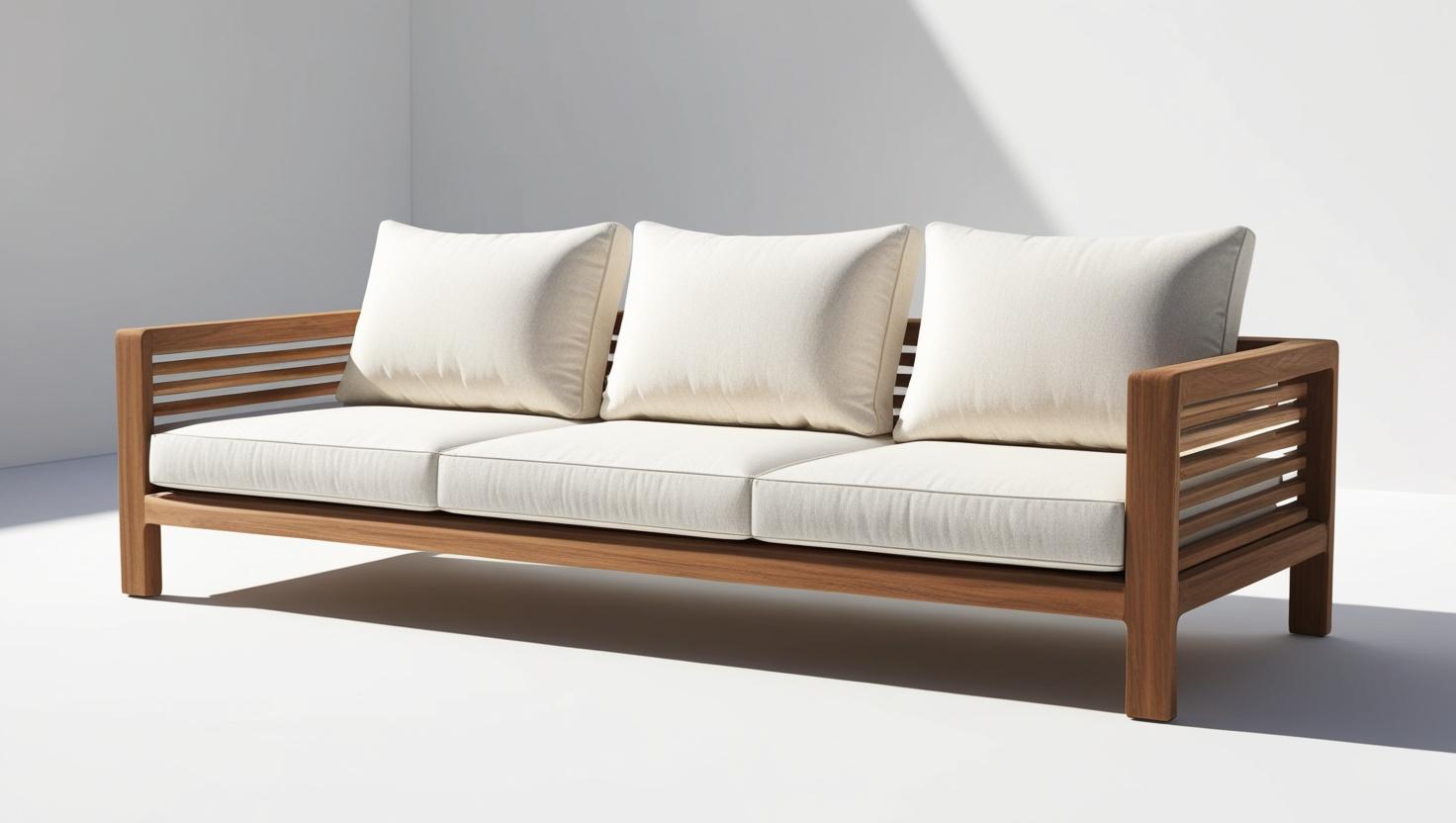 bondi teak sofa