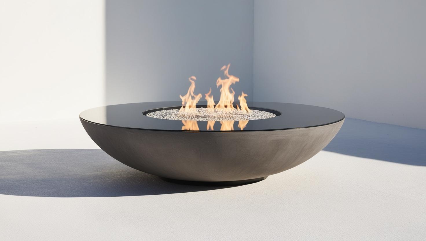 Round Fire Table