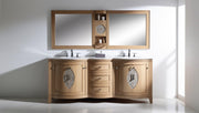 Wood Double Vanity