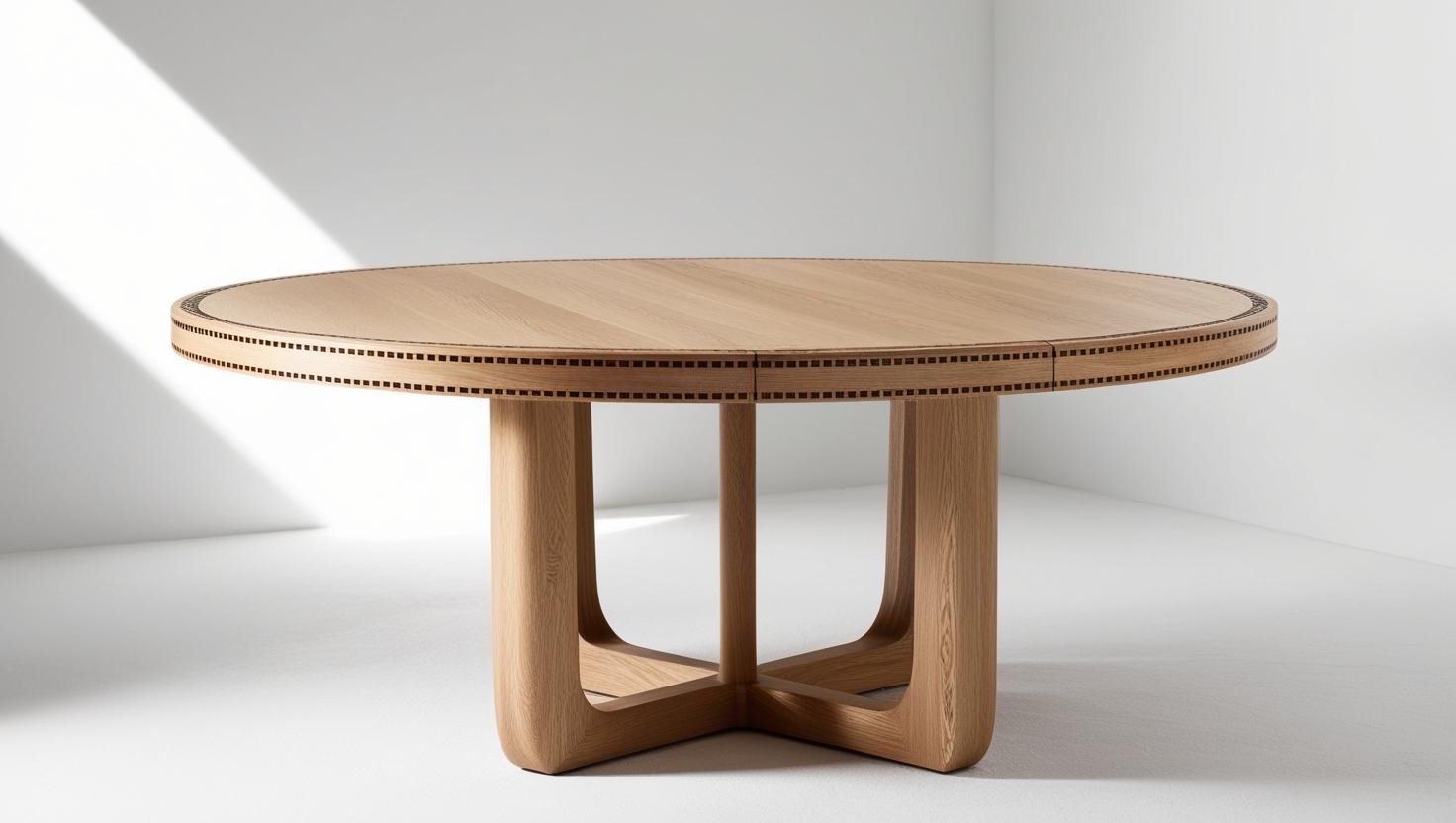 Round dining table